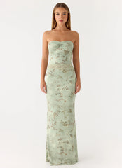 Come Through Maxi Dress - Wispy Fern