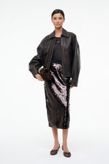 CIARA SKIRT | ESPRESSO BLACK
