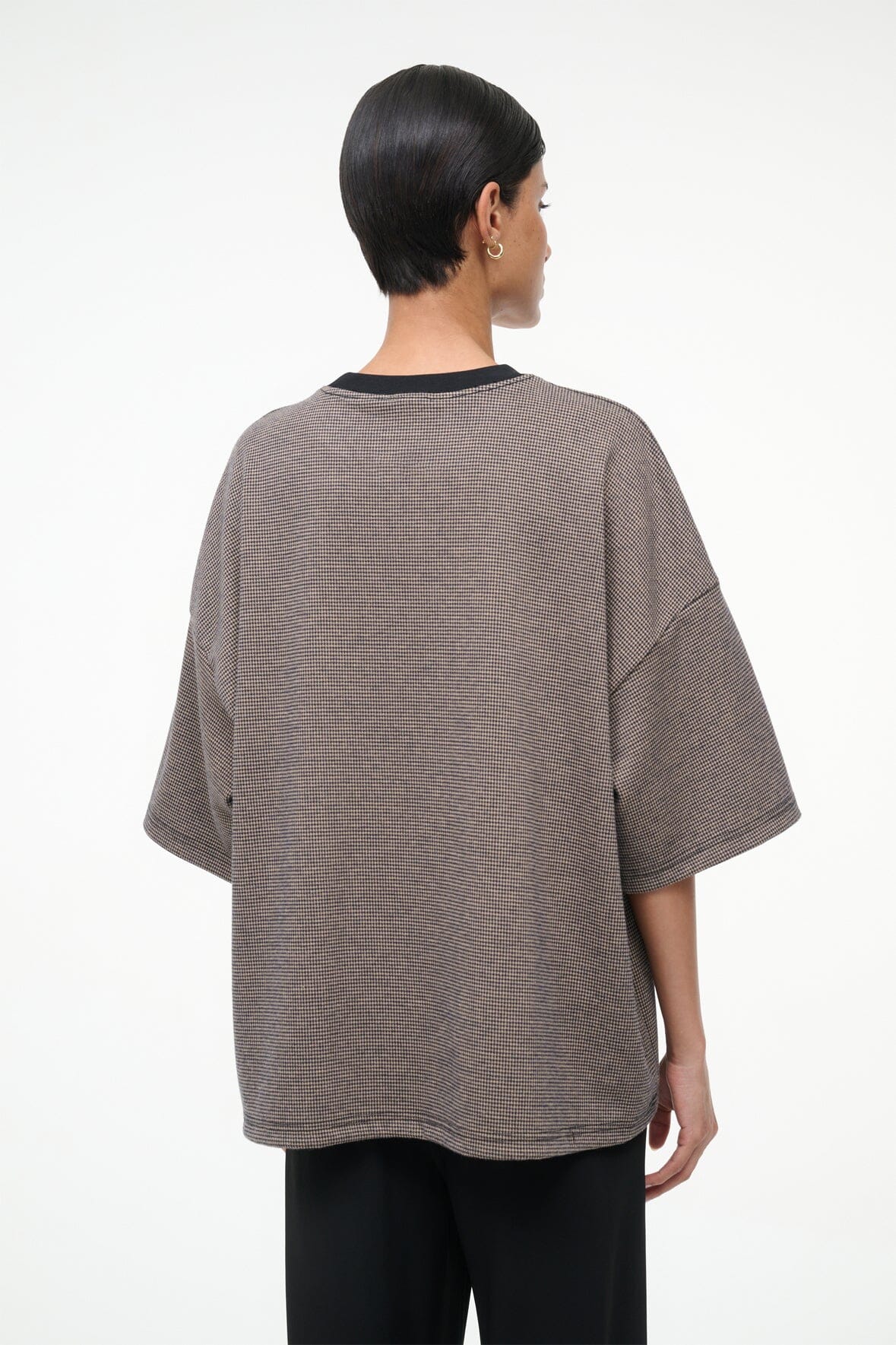 CAPSULE TOP | HOUNDSTOOTH