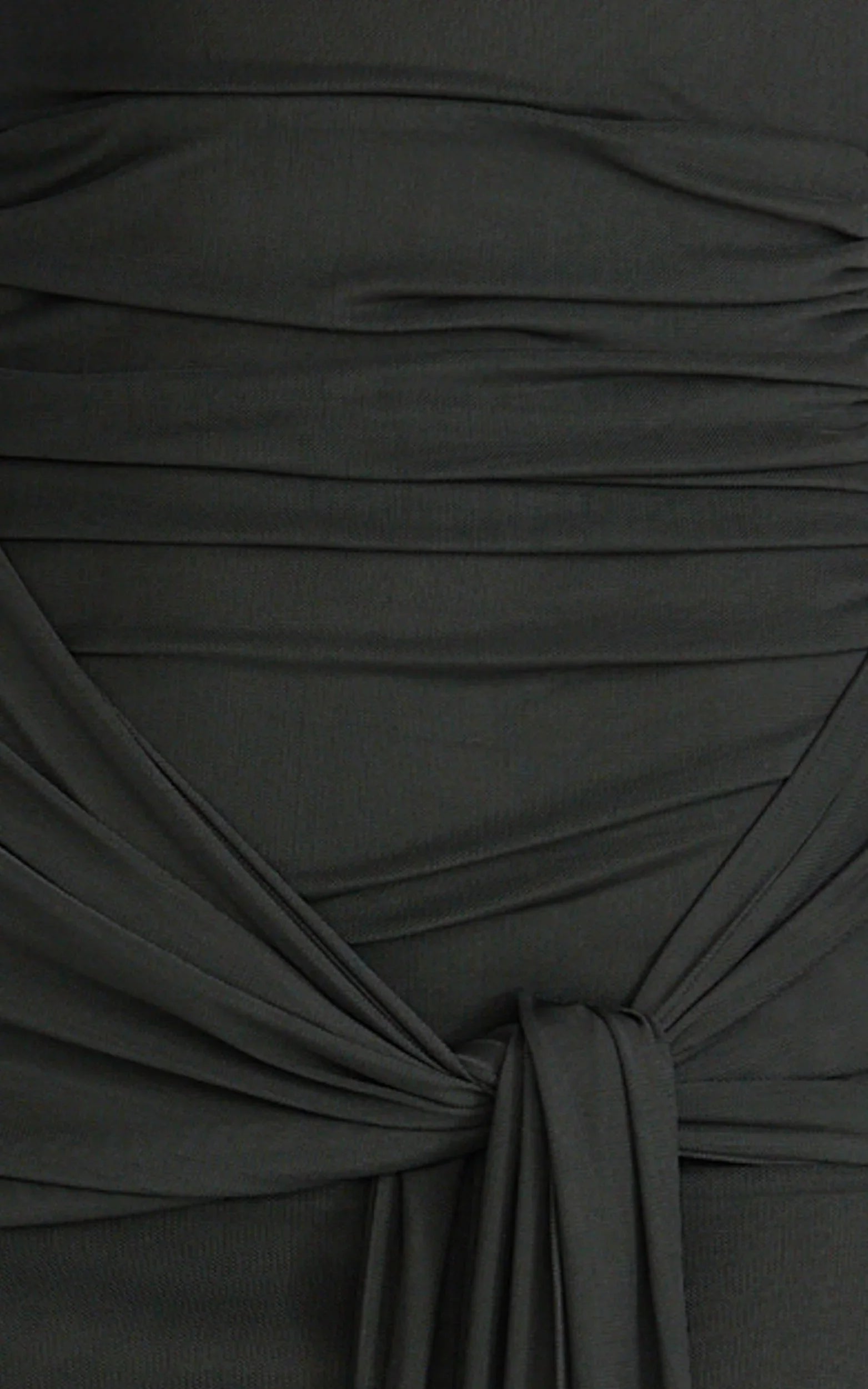 Nicolette Maxi Dress - Cape Sleeve Off Shoulder Dress in Black